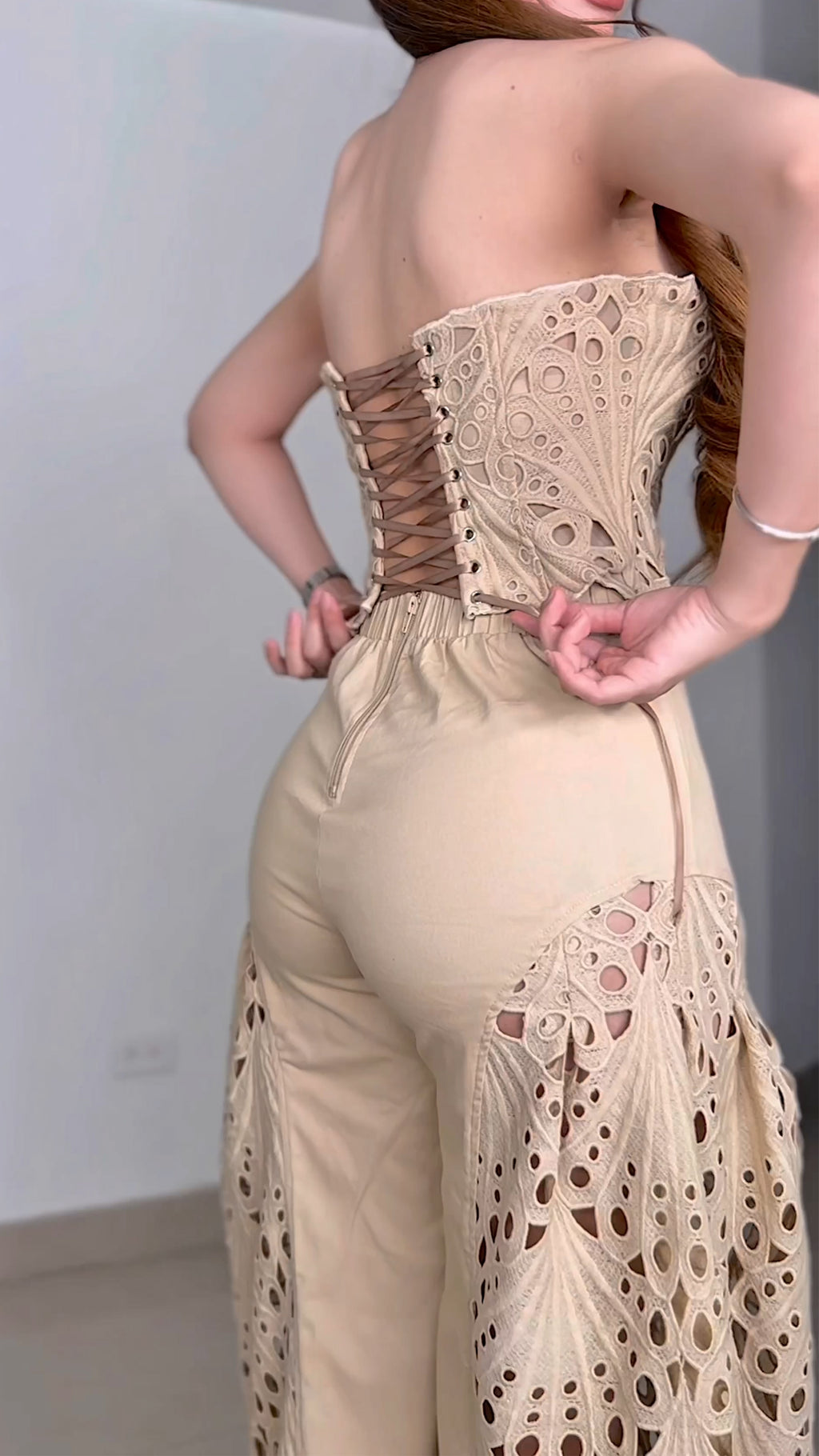 Fashionable Lace Tube Top & Trousers Suit✨👗 （BUY 2 Get Off&Free Shipping）