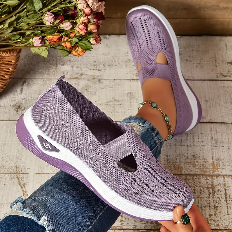 Women's Casual Breathable Slip On Orthopaedic Walking Sneakers